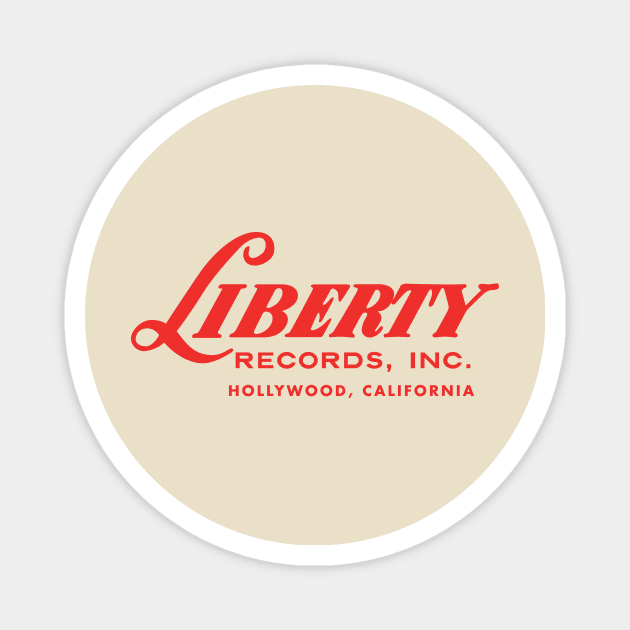 Liberty Records Magnet by MindsparkCreative